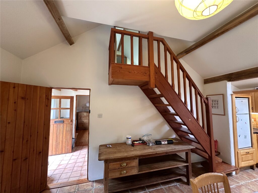 Cottage Attic Stairs